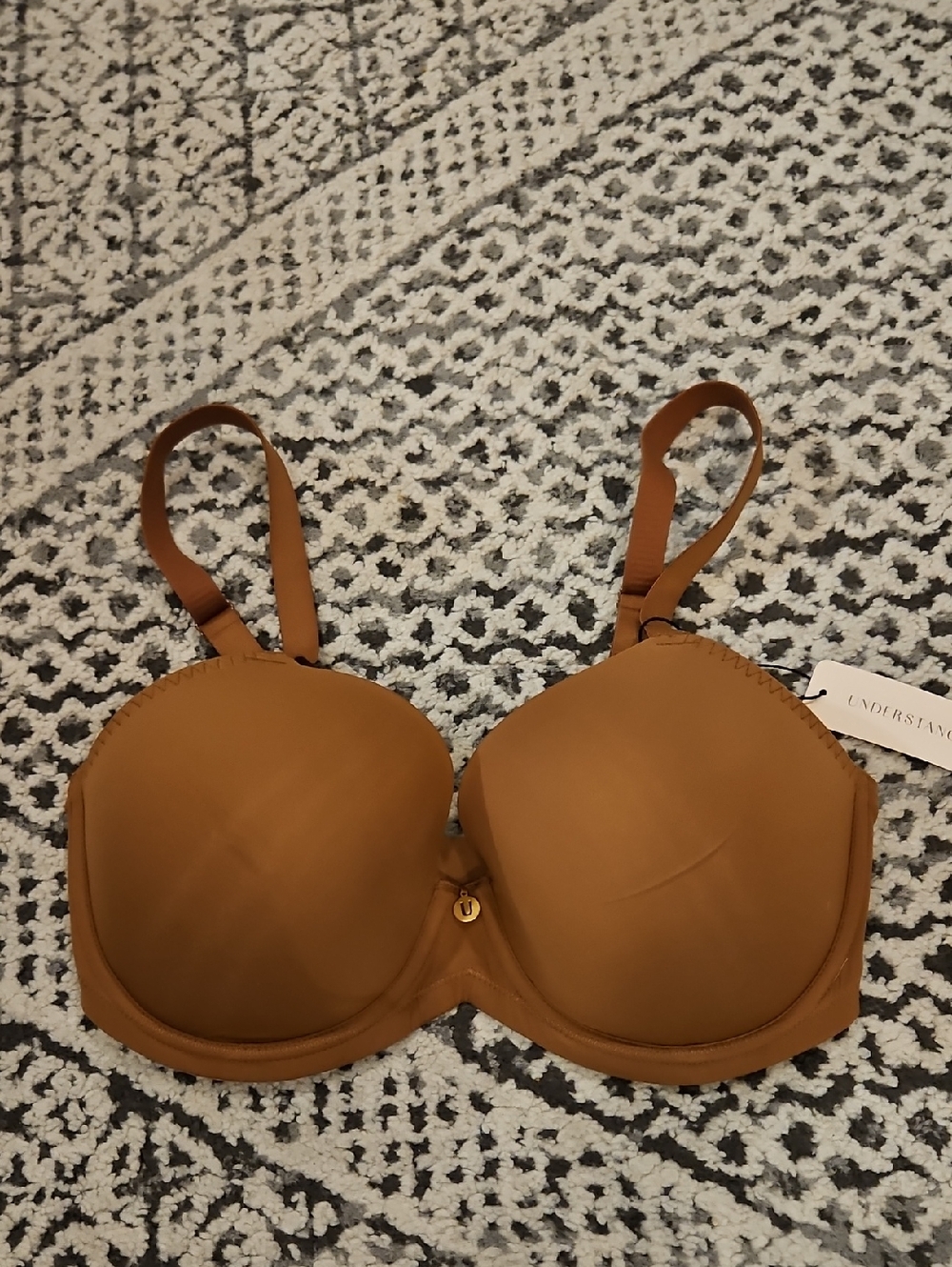 Molded T-Shirt Bra in Warm Brown